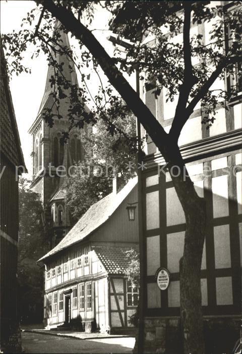 Wernigerode Harz St Sylvestri mit Kantorhaus