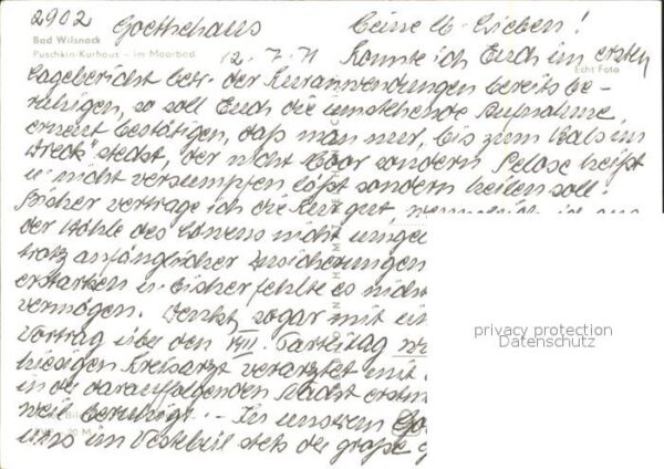 Bad Wilsnack Puschkin Kurhaus Moorbad – Bild 2