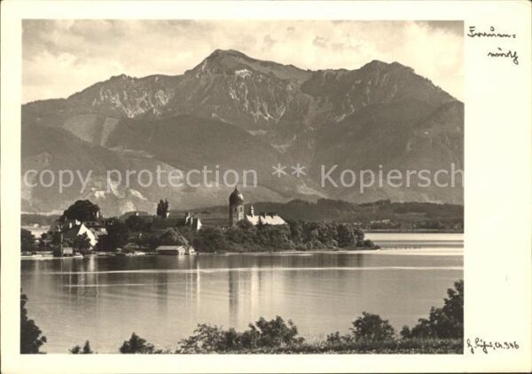 Frauenwoerth Chiemsee Panorama