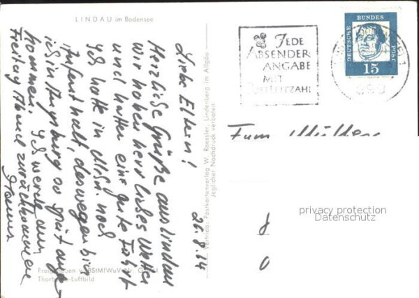 Lindau Bodensee Hafeneinfahrt Fliegeraufnahme – Bild 2