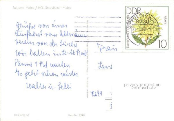Dippoldiswalde Osterzgebirge Talsperre Malter HO Strandhotel Malter – Bild 2