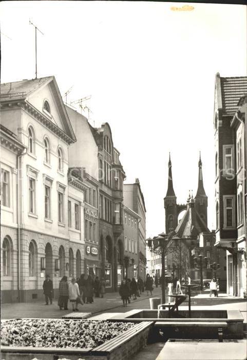 Koethen Anhalt Fussgängerzone Altstadt Stadtkirche Hol