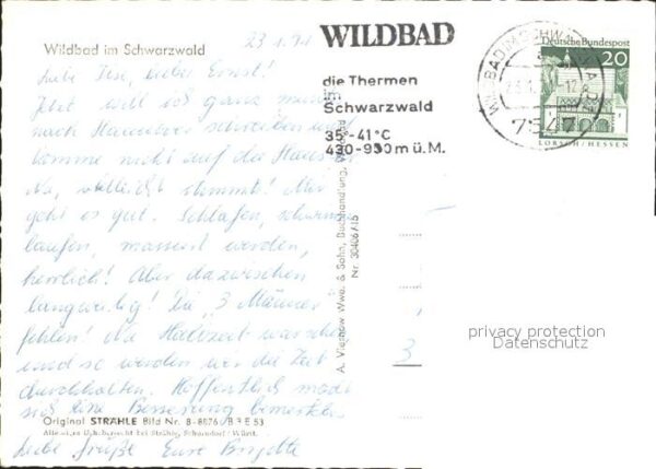 Wildbad Schwarzwald Fliegeraufnahme – Bild 2
