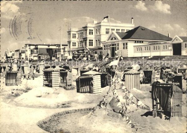 Norderney Nordseebad Partie am Weststrand