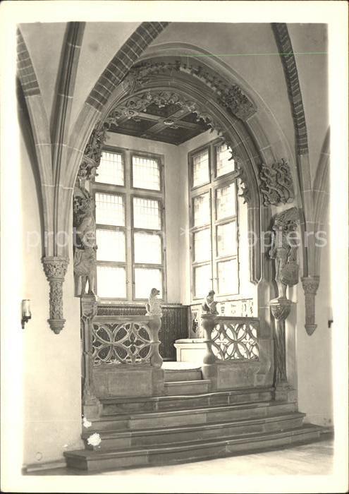 Breslau Niederschlesien Rathaus Mittelerkerraum im Remter