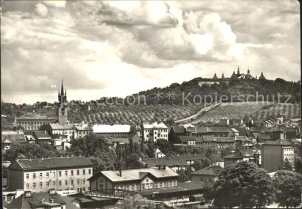 Pribram Pohled na historickou cast mesta a Svat