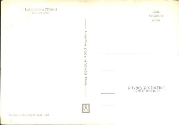Lobenstein Bad Kulturhaus – Bild 2