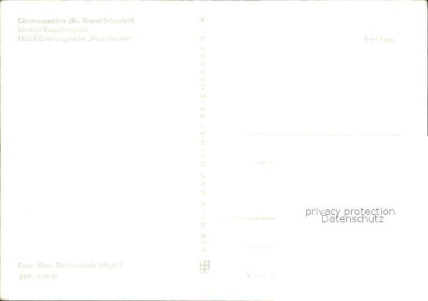 Caemmerswalde FDGB Erholungsheim Paul Gruner – Bild 2