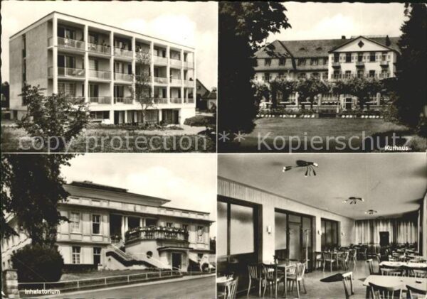 Bad Soden Taunus Sanatorium Waldfrieden Kurhaus Inhalato