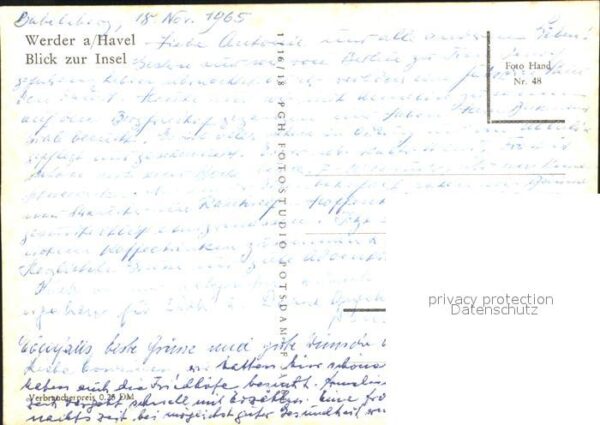 Werder Havel Blick zur Insel Kirchen – Bild 2