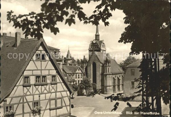 Untermhaus Gera Dorfpartie Marienkirche