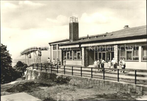 Thale Harz Personenschwebebahn Bergstation am Hexe