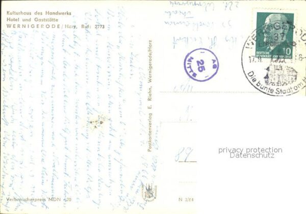 Wernigerode Harz Kulturhaus des Handwerks Hotel – Bild 2