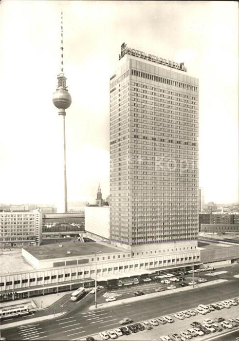 Berlin Interhotel Stadt Berlin und Fernsehturm