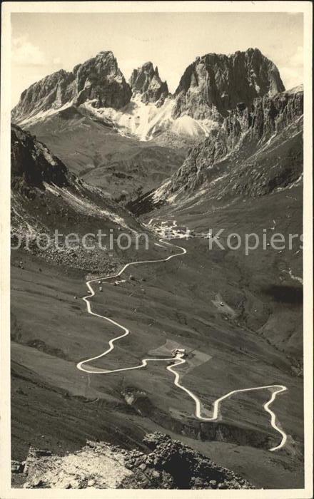 Sassolungo Langkofel Passo Pordoi Gruppo delle Dolomiti Gebi