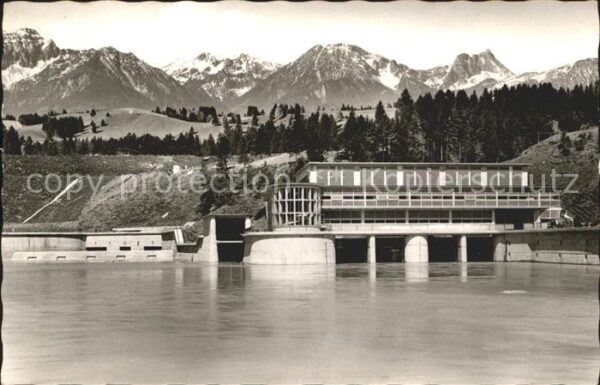 Rosshaupten Forggensee Grosskraftwerk Bayr. Wasserkraftwerke A