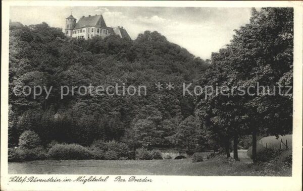 Baerenstein Altbezirk Dresden Schloss im Müglitztal