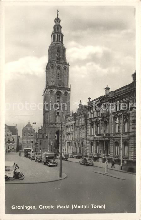 Groningen Groote Markt Martini Toren