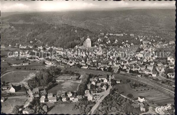 Herrenberg Gaeu Fliegeraufnahme