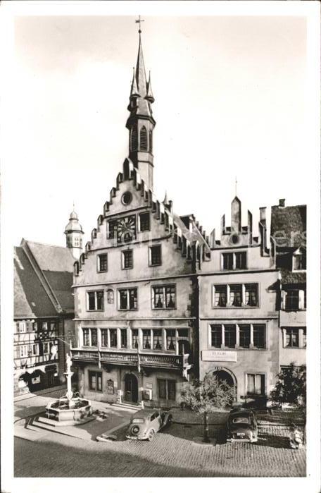 Weinheim Bergstrasse Altes Rathaus Brunnen