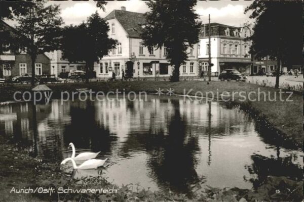 Aurich Ostfriesland Schwanenteich