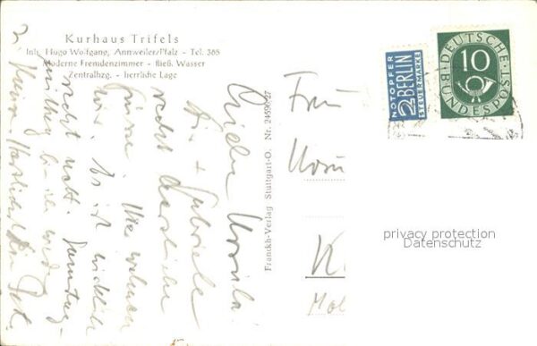 Annweiler Trifels Kurhaus Trifels Fliegeraufnahme – Bild 2