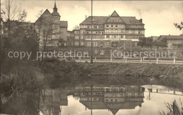 Oberhof Thueringen Ernst Thälmann Haus Luftkurort Wintersp