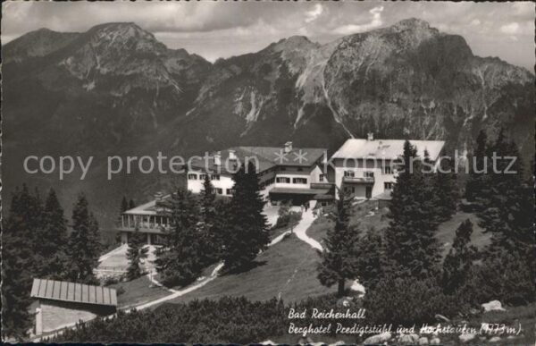 Bad Reichenhall Berghotel Predigtstuhl und Hochstaufen