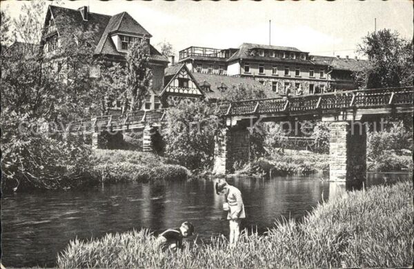 Ahrweiler Ahr Dr von Ehrenwall'sche Kuranstalt Brücke