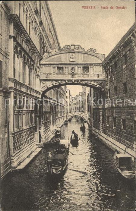 Venezia Venedig Ponte dei Sospiri Kanal
