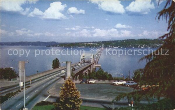 Seattle Lake Washington Floating Bridge