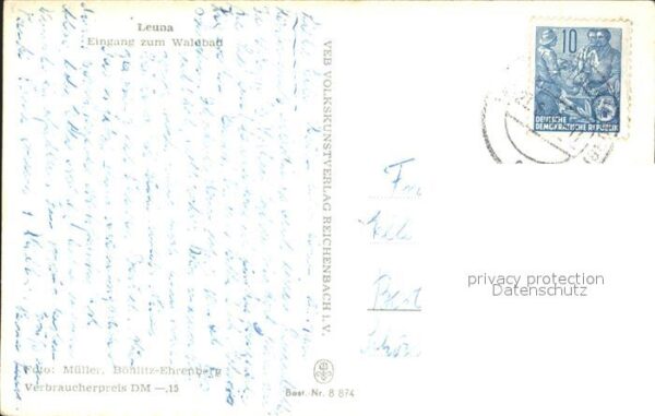 Leuna Eingang zum Waldbad – Bild 2