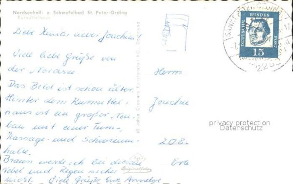 St Peter-Ording Nordseeheilbad Schwefelbad Kurmittelhau – Bild 2