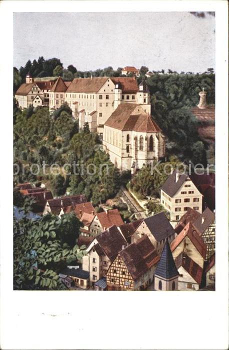 Haigerloch Blick auf Schlosskirche und Schloss