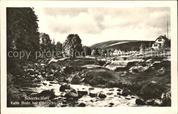 Schierke Harz Kalte Bode bei Oberschierke
