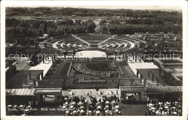 Essen Ruhr Grugapark Blick vom Grugaturm