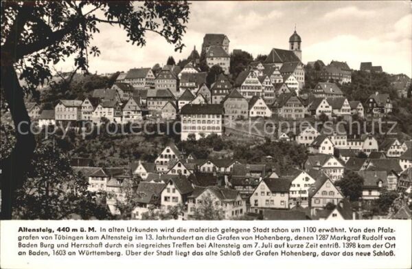 Altensteig Schwarzwald Altstadt Geschichte