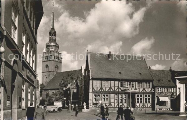 Itzehoe Stadtmitte mit Steinburg und St Laurent
