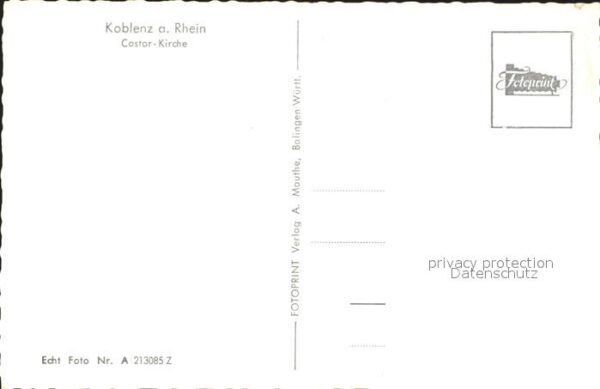 Koblenz Rhein Castor Kirche – Bild 2