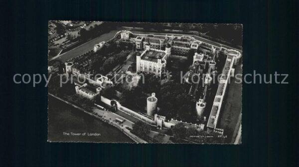 London Tower of London aerial view