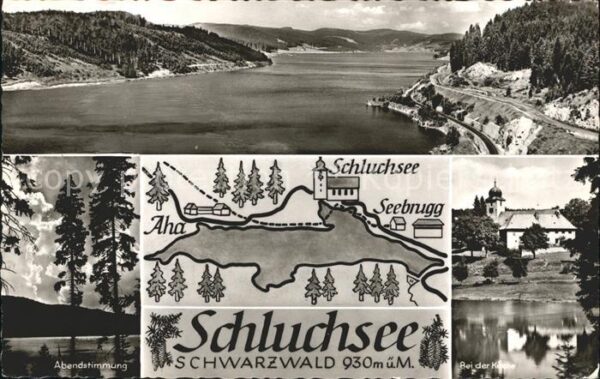 Schluchsee Panorama Schwarzwald Abendstimmmung Kir