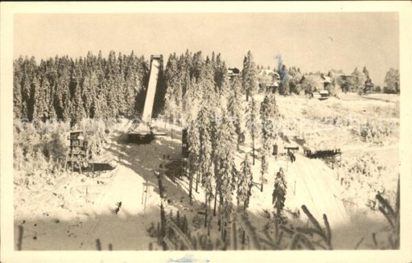 Oberhof Thueringen Schanze Skispringen Wintersportplatz
