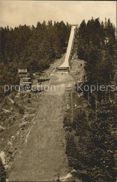 Oberhof Thueringen Thüringenschanze Skispringen Winterspor