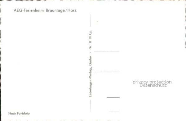 Braunlage AEG Ferienheim – Bild 2