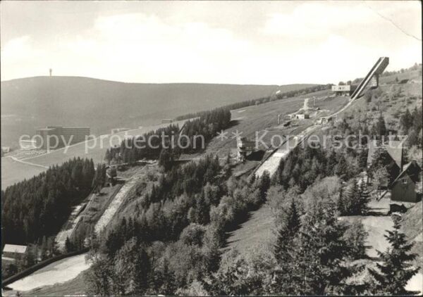 Oberwiesenthal Erzgebirge Skisprungschanze Wintersportplatz Kuror