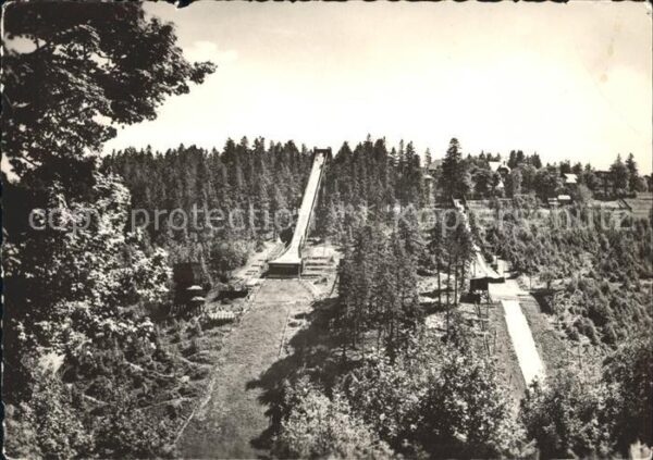 Oberhof Thueringen Sprungschanzen Skispringen Wintersportp