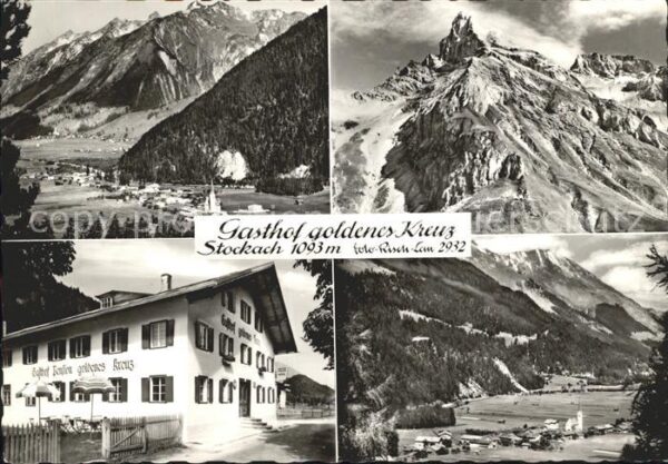 Stockach Tirol Gasthof Goldenes Kreuz Alpenpanorama