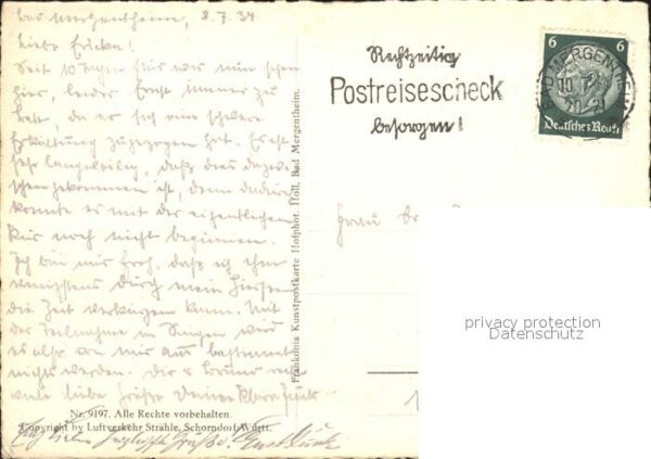 Bad Mergentheim Kuranstalt Hohenlohe und Haus Olga Flie – Bild 2