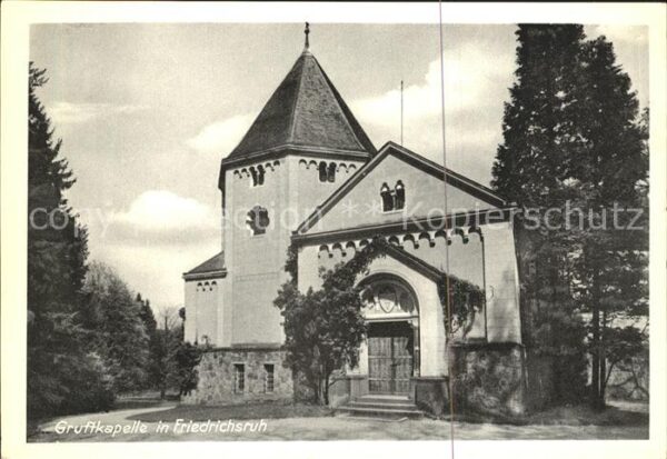 Friedrichsruh Aumuehle Gruftkapelle