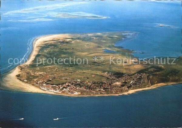 Borkum Nordseeheilbad Luftaufnahme aus ca. 250